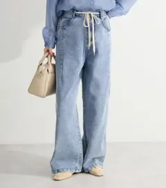 人気！Green Parks コクーンシルエットデニムパンツ L サイズ — image 1