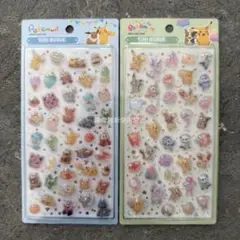 【正規品】韓国限定 ポケモンシール ポケモン バブルステッカー 3D 2枚 新品 — image 1