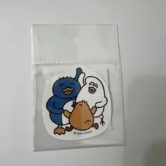 mugny ステッカー 3羽の鳥 キャラクター mugny とりもち — image 1