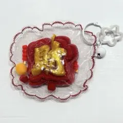 財　漢字　スクイーズ　金　赤　ストラップ　中華 — image 1