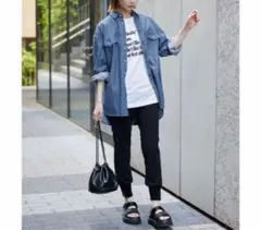 美品 IENA スローブイエナ Le Denim デニム シャツ ライトオンス — image 1