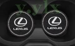 2枚1セット　LEXUS レクサス　ドリンクコースター　ラインストーン — image 1