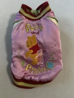 Pooh and Piglet 犬用スタジャン ピンク 3S — image 1