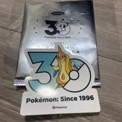 【ブイゼル】ポケモン 韓国限定 30周年 ロゴ ステッカー ホログラム — image 1