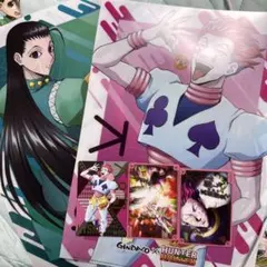 HUNTER×HUNTER 築地銀だこコラボ クリアファイルカードスリーブ計8点 — image 1