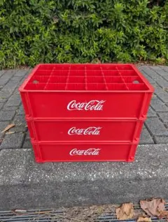 コカコーラ　空き箱　3個セット　COLA　ヴィンテージ　空箱　コンテナ — image 1