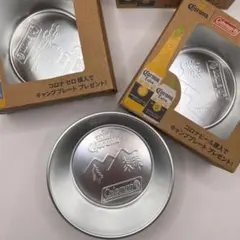 【新品未使用】CORONA Coleman キャンププレート 3枚セット — image 1