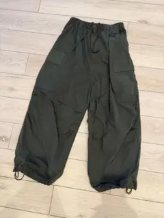フリークスストア　バルーンカーゴパンツ ワイド オリーブ　ナイロン　ドロスト — image 1