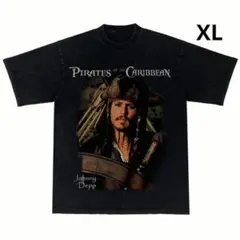 パイレーツ・オブ・カリビアン 映画 ヴィンテージ加工 半袖 Tシャツ XL — image 1