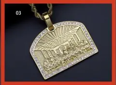 最後の晩餐ネックレスヒップホップブリンブリン人気商品hiphop人気 — image 1