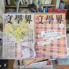 文學界 2020年5月号 6月号 2冊セット — image 1