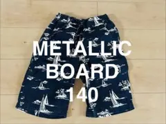 METALLIC BOARD ハーフパンツ 140 ネイビーメタリックボード — image 1