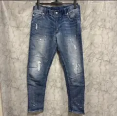 oblektオブレクト レディースコンフィー デニム リペアパンツ Mサイズ — image 1