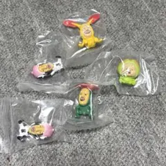 最終値下げ　こびとづかん おすわりマスコット ガチャ 5個セット　ガチャガチャ — image 1