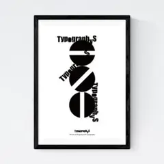 【SALE】TYPOGRAPHYS アートポスター（A4サイズ）#4696 — image 1