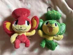 ポケモン　ぬいぐるみ　ヤナップ　バオップ　プライズ — image 1