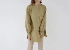mihee Puff Sleeve Slit Shirt — image 1