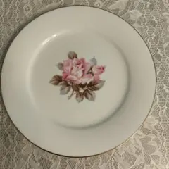 RC 薔薇柄 プレート 皿 — image 1