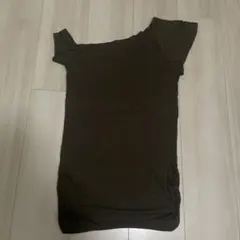 EGOIST ワンショルダー オフショルダー　Tシャツ カーキ — image 1