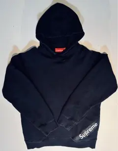 匿名配送 人気 Supreme シュプリーム 裏起毛長袖パーカー M ブラック — image 1