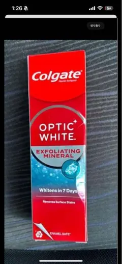 Colgate Optic White ホワイトニン箱なし — image 1