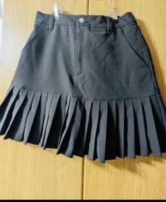 ブラック プリーツスカート キスオンザグリーン　３サイズ — image 1