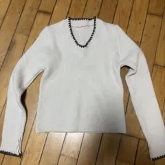 【今のうち！】リブ ニット 長袖 — image 1