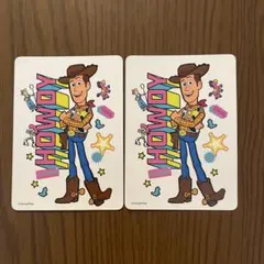 ディズニーじゃんけんカードウッディー２枚 — image 1