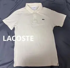 LACOSTE スリムフィット ポロシャツ アイボリー S — image 1