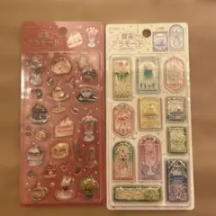 BGM きゅるるんシール 喫茶アラモード 2種セット — image 1