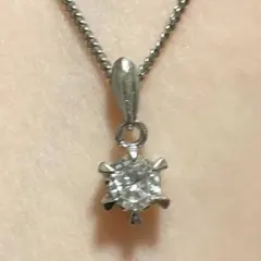 レディース シルバー 一粒 ジュエリー ネックレス レトロ アンティーク — image 1