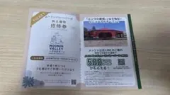 ムーミンバレーパーク 株主優待 招待券 2名様分 — image 1
