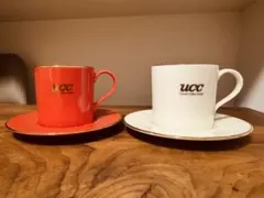 UCC デミタスカップ＆ソーサー ペアセット 希少 — image 1
