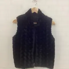 値下◎5.23◎A23◎ラフォン27◎トップス◎ボアベスト◎ブラック — image 1