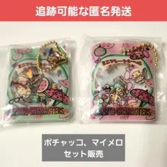 サンリオ　シャカシャカフレークシール風チャーム　こんがり　ポチャッコ　マイメロ — image 1