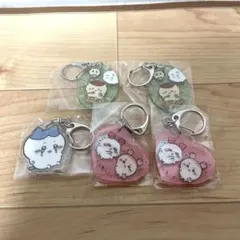 ちいかわ　アクリルキーホルダー6 5品セット — image 1