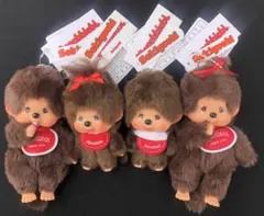 お買得‼️正規品　新品　タグ付　大人気‼︎モンチッチキーチェーン4set❣️ — image 1