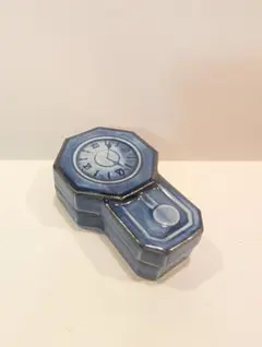 【値下げしました！】時計型 香合 陶器製 — image 1