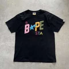 A BATHING APE Tシャツ ベイプスター ブラック — image 1