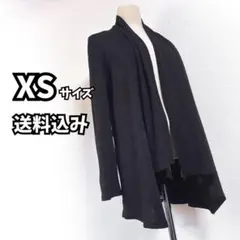ドレープ カーディガン 黒 アウター 送料込み — image 1