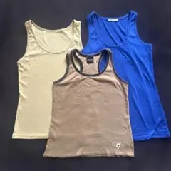 レディース　COMME CA WALK タンクトップ 3枚セット　M — image 1
