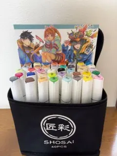 匠彩 SHOSAI アルコールマーカー 40色セット — image 1