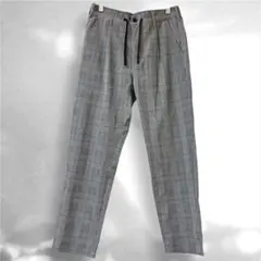THE SHOP TK グレンチェック テーパードパンツ Sサイズ — image 1