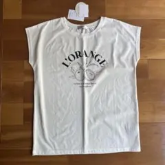 L'ORANGE ロゴプリント 半袖Tシャツ オフホワイト M — image 1