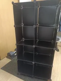 15ボックス　チチロバ 組み立て式ラック ブラック 棚 黒 TITIROBA — image 1