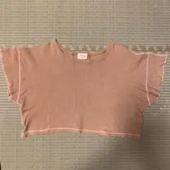 SeaRoomlynn ワッフル 半袖 Tシャツ ベージュ — image 1