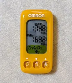 歩数計・活動量計　HJA-314　カロリスキャン　イエロー — image 1