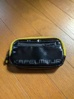KAPELMUUR サイクルポーチ ブラック イエロー — image 1