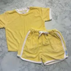 necoさんしまむらコラボ　Akurel パイルバイカラーセットアップ 黄色 — image 1
