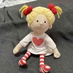 COCO ぬいぐるみ 人形 ハート柄 — image 1